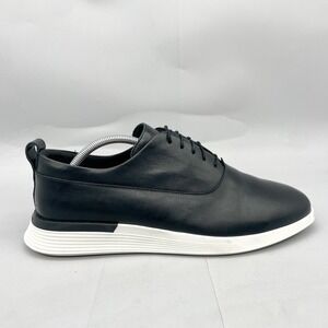 Wolf & Shepherd Mens 12M Crossover Longwing Derby Black Leather Dress Sneakers